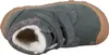 A single green boot with a white and grey fuzzy lining is shown from a side angle. Produktbild-Vorschau