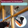 Fensterwischer mit Teleskopstiel Fensterputzer Abzieher Produktbild-Vorschau 3