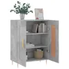 vidaXL Credenza grigio cemento 69,5x34x90 cm materiale a Anteprima dell’immagine prodotto 4