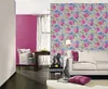Rasch Tapete Florentine Einfarbig magenta 448542 Produktbild-Vorschau 3