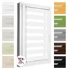 Estika Dvojitá roleta Klemmfix - 70 x 150 cm - Bílá - Duo Náhled obrázku produktu 1