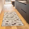 Teppich mit Schriftzug Coffee Cappuccino Größe - 67 x 180 Produktbild-Vorschau 1
