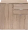 Buffet chêne 71x74x35cm Commode Meuble de rangement ALBA Voir les images du produit 1