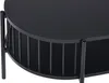 BELIANI Couchtisch Schwarz MDF-Platte mit Metallbeinen Produktbild-Vorschau 6
