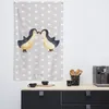 Mr. & Mrs. Panda Gobelin Pinguin Liebe - Grau Pastell - Produktbild-Vorschau 3