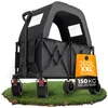 BigDean XXL Bollerwagen pliable avec toit 260L 150kg de Voir les images du produit 1