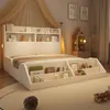 Flieks Kinderbett 140x200cm mit Ablagen und abnehmbarem Produktbild-Vorschau 3