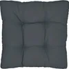Beautissu Lounge Kissen Outdoor Grau XLuna, 50x50cm Produktbild-Vorschau 6