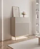 Selsey Linearis - Highboard mit 2 Türen, Klappfach und LED, Produktbild-Vorschau 3