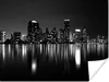 MuchoWow® Poster New York - Skyline - Nacht 120x90 cm - Produktbild-Vorschau 1