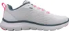 A side view of a white Skechers Flex Appeal 5.0 sneaker. Podgląd zdjęcia produktu