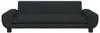 vidaXL Pelíšek pro psy černý 100x54x33 cm Velvet Náhled obrázku produktu 3