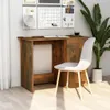 Scrivania in rovere affumicato 100x50x76 cm materiale a Anteprima dell’immagine prodotto 2