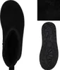 A top-down view of a black boot and a separate view of its sole, presented on a white background. Produktbild-Vorschau