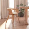 vidaXL Esszimmerstuhl Creme Bugholz und Kunstleder Produktbild-Vorschau 2