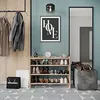 KOMTO Schuhregal Schmal - Schuhablage Flur mit 3 Ebenen Produktbild-Vorschau 2