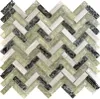 Glasmosaik XIC HB1552 26,3x29,3 cm grau/grün Produktbild-Vorschau 1