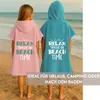 Badeponcho Kinder Poncho Handtuch - Mädchen Jungen Surf Produktbild-Vorschau 8