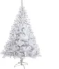 A white artificial Christmas tree on a white background. Podgląd zdjęcia produktu
