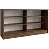 BEAUTYSOFA Kommode MIRELA 160 cm Warmia Walnuss, Sideboard Produktbild-Vorschau 3