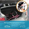 Déambulateur Pliable Freins à Main 4 roues Assise et Voir les images du produit 4