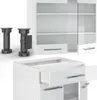 Singleküche Vicco Fame-Line Weiß Hochglanz/Weiß 140 cm ohne Produktbild-Vorschau 7