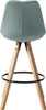 home24 Barstuhl - 2er-Set - Webstoff / Massivholz Gummibaum Produktbild-Vorschau 5