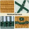 Outsunny Picknickkorb aus Weidenholz Picknickkoffer für 2 Produktbild-Vorschau 6