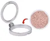 Morella Damen Coin 33 mm Zirkoniasteine lachsfarben Produktbild-Vorschau 2