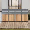 Mülltonnenbox mit Klappdeckel, lamellierter Lüftung, Produktbild-Vorschau 5