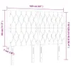 vidaXL LED Kopfteil Taupe 160x7x118/128 cm Stoff -  Kopf- & Produktbild-Vorschau 10