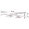 TV-Schrank SKY 280 cm mit LED-Beleuchtung, Wotan Eiche Produktbild-Vorschau 6