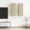 Mobili TV 2 pezzi rovere Sonoma 30,5x30x90 cm materiale a Anteprima dell’immagine prodotto 13