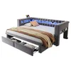Divan convertible Merax, avec lit tiroir, cadre de lit Voir les images du produit 8