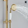 KLARWERK® NALA | Vintage Duscharmatur Set mit Regendusche & Produktbild-Vorschau 5