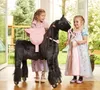 Cheval à roulettes inline Ponnie Ebony M avec une selle Voir les images du produit 3