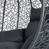 Polyrattan Hängesessel Hängekorb mit Gestell Rattan Produktbild-Vorschau 5