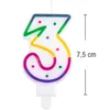 Geburtstagskerze Zahlen 0-9 Zahlenkerze 7,5 cm Kuchen-Deko, Produktbild-Vorschau 2