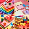 100 Blatt buntes DIN-A4 Ton-Papier, Set aus 10 Farben, Produktbild-Vorschau 4