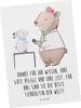 Mr. & Mrs. Panda Postkarte Beste Tierärztin - Weiß - Produktbild-Vorschau 1