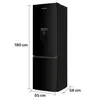 Heinner HC-HM260BKWDE++, 260 l, Freistehend, E, 40 dB, Produktbild-Vorschau 3