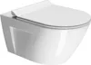 WC-Sitz SLIM, für Serie NORM/PURA, weiß Toilettensitz, Produktbild-Vorschau 4