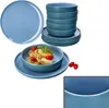 Ritzenhoff 12dílný jídelní servis Jasper ocean blue Náhled obrázku produktu 2