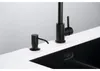 Sapho inbouwzeepdispenser, rond, mat zwart Productafbeelding-voorbeeld 2