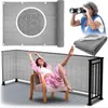 Szara osłona balkonowa uv mata siatka cieniująca balkon z Podgląd zdjęcia produktu 1