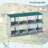Metalen Legnest 8 Vakken - Wandmontage - Eierbescherming - Productafbeelding-voorbeeld 2
