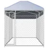 vidaXL Outdoor-Hundezwinger mit Überdachung 382x192x225 cm Produktbild-Vorschau 9