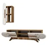 Skye Decor, Defne- Defne DCM, Nussbaumfarbe,,Weiß, Produktbild-Vorschau 3