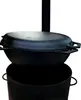 Utschak Set mit Kasan 15L mit Schornstein Abdeckhaube Produktbild-Vorschau 6