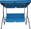 Balancelle de Jardin Hollywood Bleu 140x112x150 cm Voir les images du produit 1